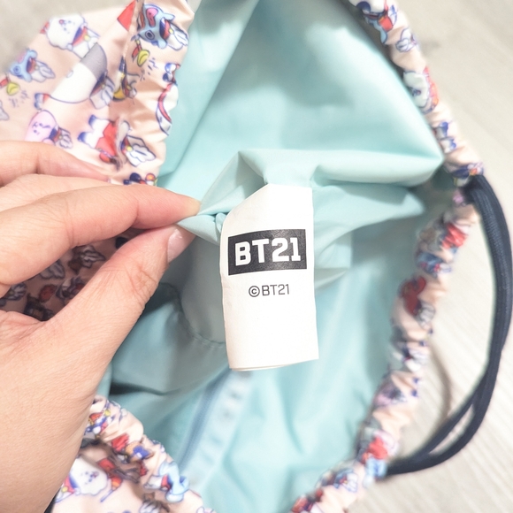 Kids Cartoon Print Drawstring Backpack - Picture 5 of 6